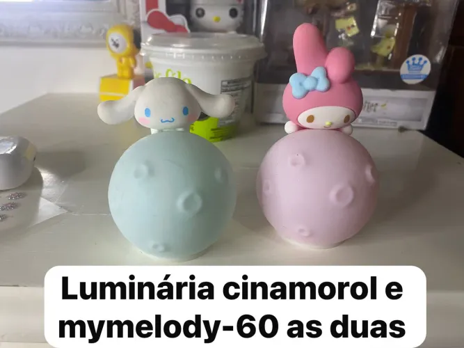 Lanternas hello kitty dupla, cinnamoroll e mymelody