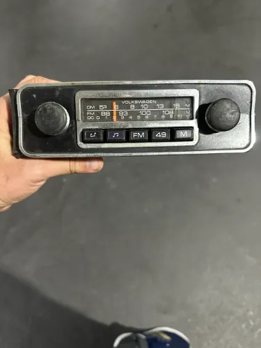 Rádio Original Volkswagen Fusca Brasília Variant TL TC Antigo Usado Leia Descrição