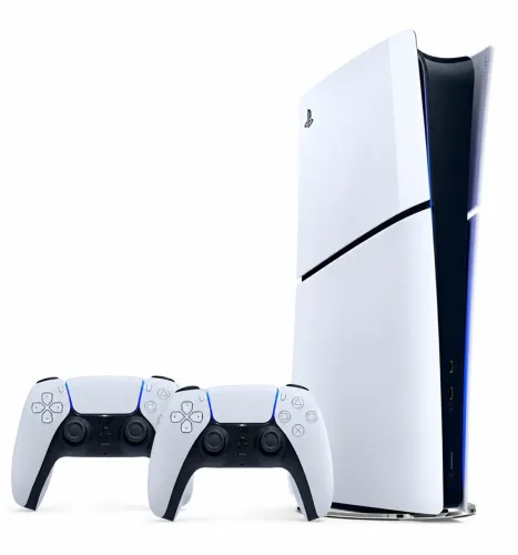 PlayStation 5, com 2 controle mídia digital