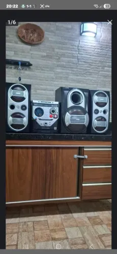 Som Philips fwm583 com caixa SUB