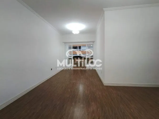 Apartamento para Locação no Itararé (São Vicente) 2 Dorms, 1 Suíte, Varanda e 1 Vaga