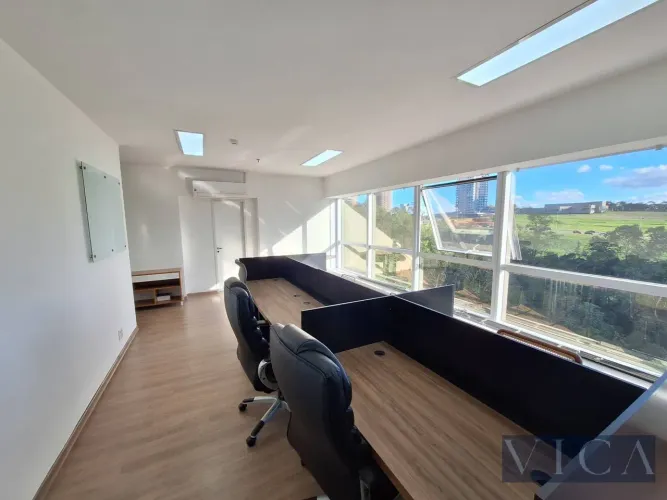 Sala mobiliada 42m² para aluguel por R$ 3.000,00/mês - Alphaville/SP