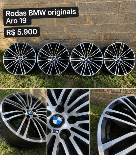 JOGO 4 RODAS ORIGINAIS BMW M5 ARO 19 | DIAMANTADAS