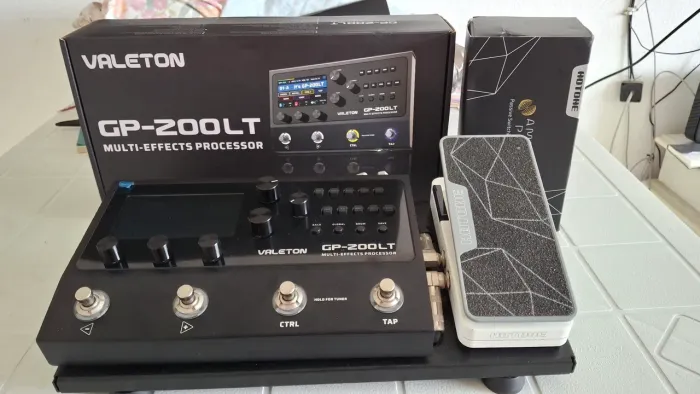 Pedaleira Gp200 Lt + Ampero press II + Pedalboard