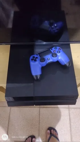 Playstation 4 fat com caixa 