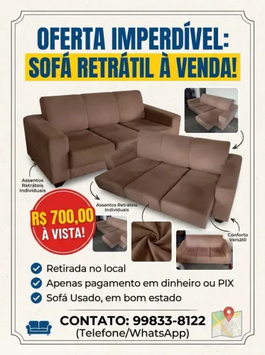 Vende-se sofá
