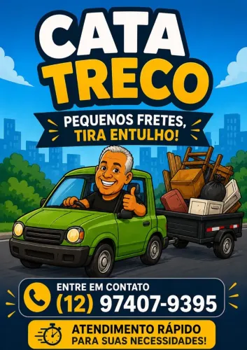 tira entulho ,carreto e cata treco
