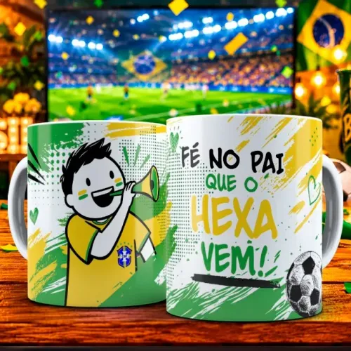 Caneca hexa personalizada