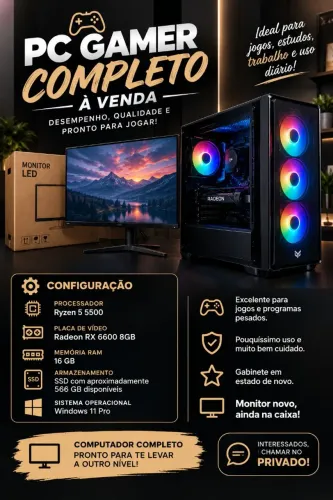 Vende-se Computador Gamer!