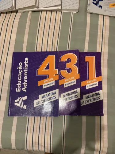 kit maratona de exercícios do 3° ano do ensino médio Adventista 