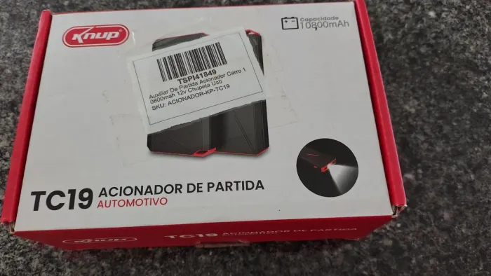 Acionador de partida automotivo para carros  e Power bank 