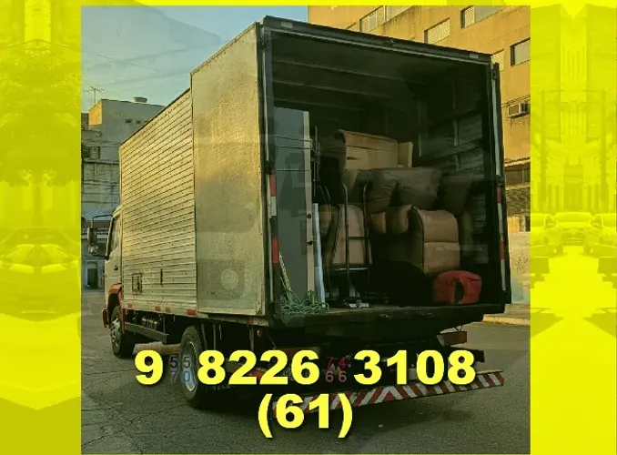 frete baú para escritórios e kitnets