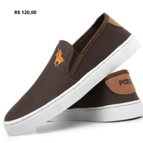 Sapatênis masculino marrom casual disponível no 43