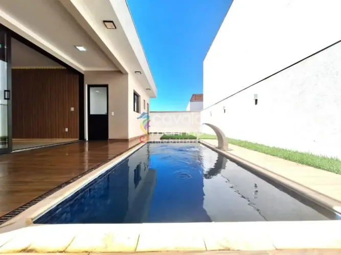 Casa à venda - 3 suítes, 4 vagas, piscina, 200 m² - Condomínio Quinta dos Ventos - Ribeirã