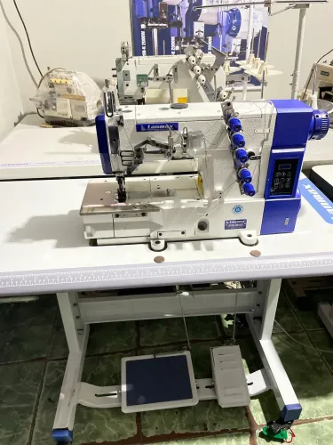 Máquina de costura goleira lanmax
