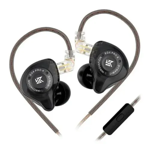 Fone KZ EDX Pro X Preto Original 23 ohms in ear