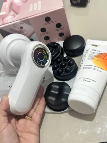 Massageador Corporal Redutor Drenagem 5 Cabeças Portátil