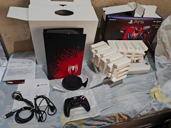 PS5 edição limitada homem aranha 