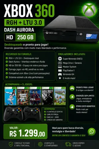 XBOX 360 - DESBLOQUEADO
