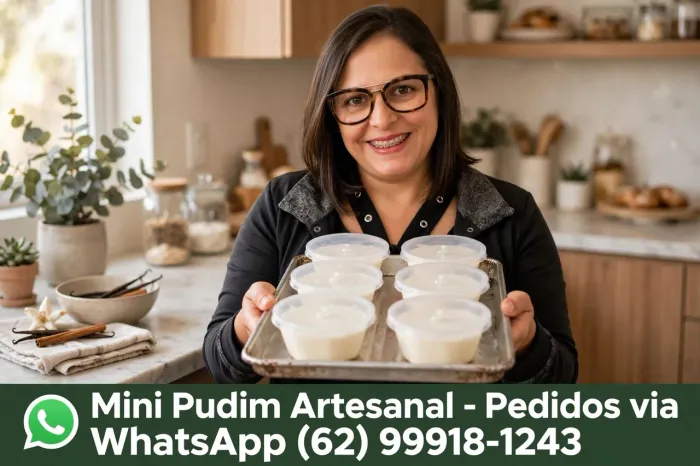 Mini Pudins Artesanais