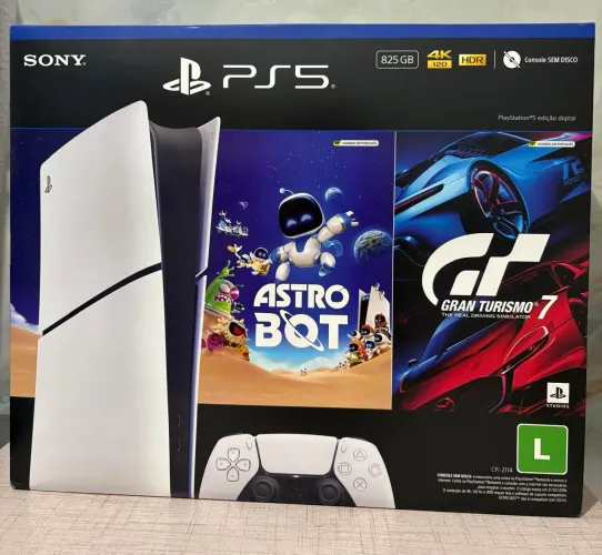 Playstation 5 Novo Lacrado ... PS5 com dois jogos 