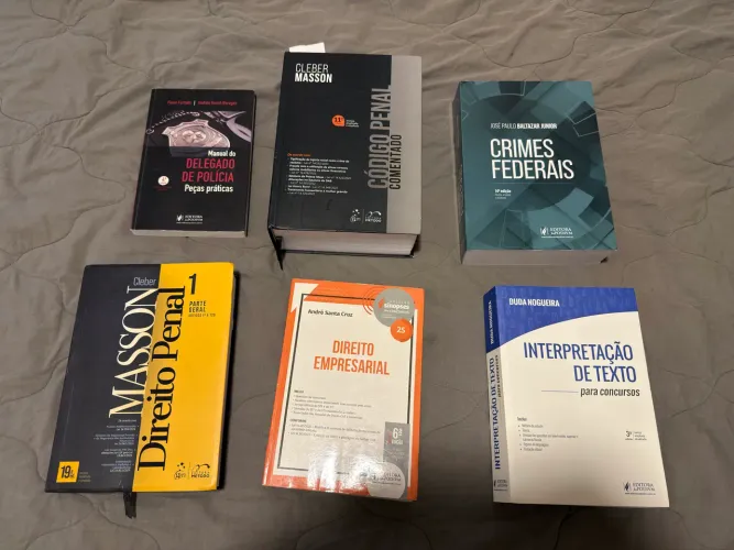 KIT DE LIVROS DE DIREITO (DELEGADO)