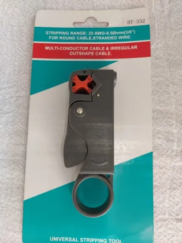 "Decapador Profissional para Cabo Coaxial e Conector RJ-45"