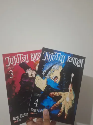 Manga Jujutsu Kaisen Volumes 3 e 4