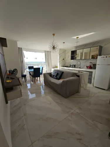 LOCAÇÃO MOBILIADO: apartamento vista mar em Buraquinho - 2 quartos com suíte e varanda