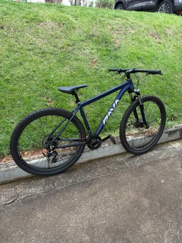 Bicicleta Rava Pressure Plus Tapered Sr Xcm 30 Shimano 21v Cor Azul Tamanho Do Quadro 19