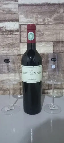 Kit vinho+taças cristal