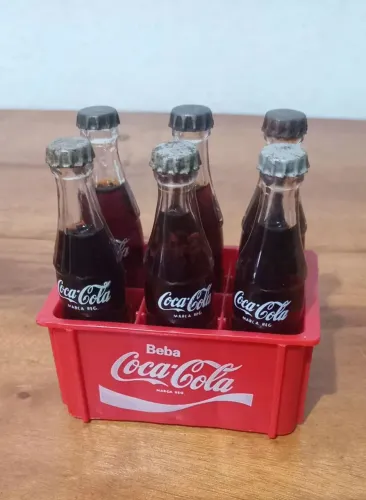 Garrafinhas coca-cola anos 80 Original