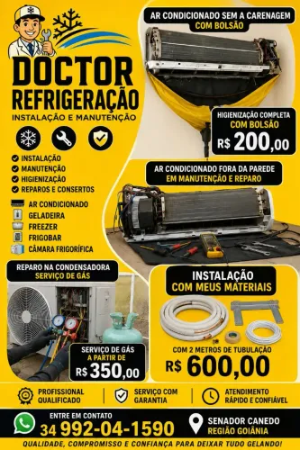 Manutenção em ar condicionado