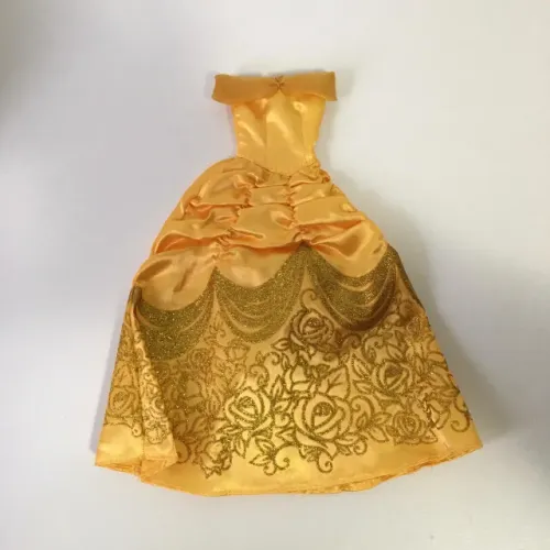 Vestido princesa PARA BONECA da Bela - Disney Store - A Bela e A Fera