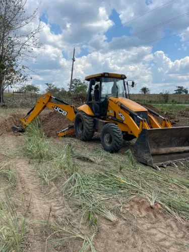 Retro escavadeira Jcb