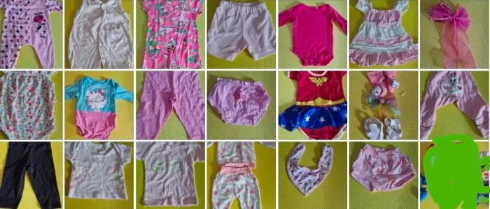 Lote de roupas beber reborn