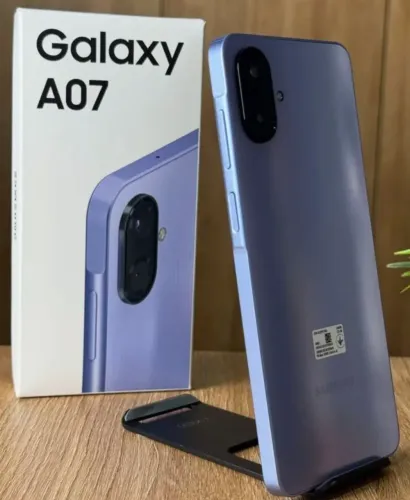 Celular Novo - Galaxy A07 Lançamento - 256/8 Roxo - Oferta de Janeiro