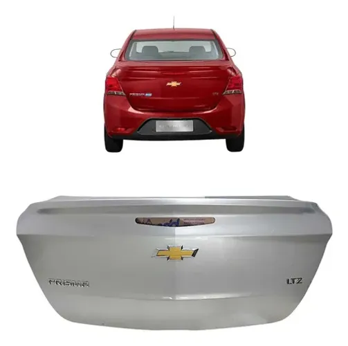 Tampa Traseira Porta Mala Chevrolet Prisma 2014 2015 A 2019 Branco