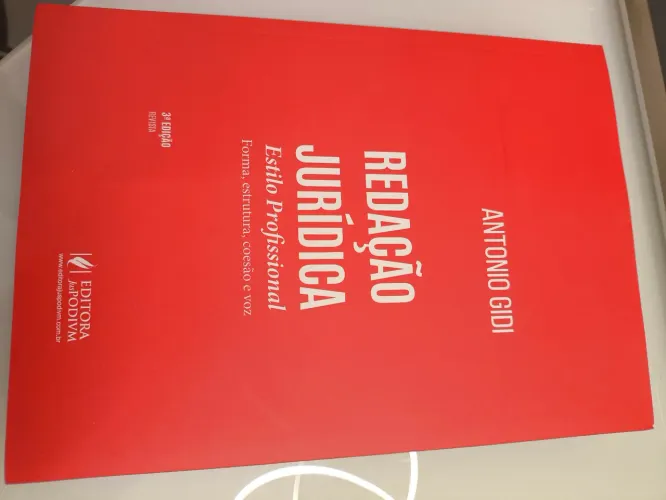 Livro redação jurídica estilo profissional