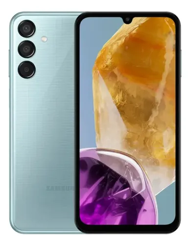 Smartphone Samsung Galaxy M15 5G Azul Escuro-Claro, 6.000mAh, Câmera Tripla até 50MP, 128G