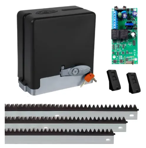 Kit Motor PPA 1/4 + 3m Cremalheira + 2 Controles - R$399