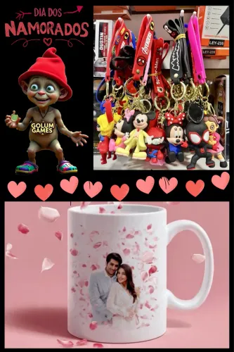 Kit dia dos namorados Caneca + Chaveiro !!!