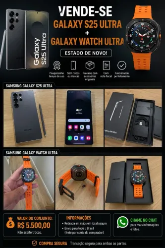 Galaxy s25 ultra + galaxy watch ultra