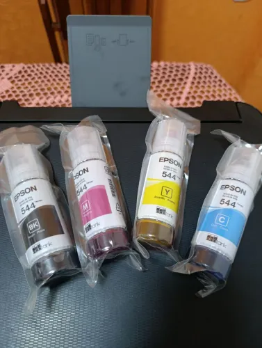 Tintas EPSON 544 Original 4 Cores L3250 L3150 L3110 Ecotank