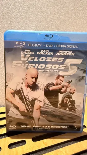 Velozes e Furiosos 5 - Operação Rio - Blu Ray Original Brasileiro - Dublado e Legendado