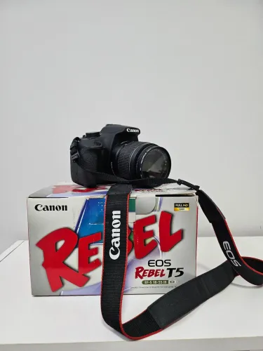 Canon EOS Rebel T5 + lente 18-55mm | Kit completo<br>