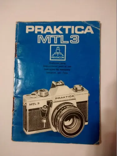 Manual da Maquina Fotográfica Praktica MTL3