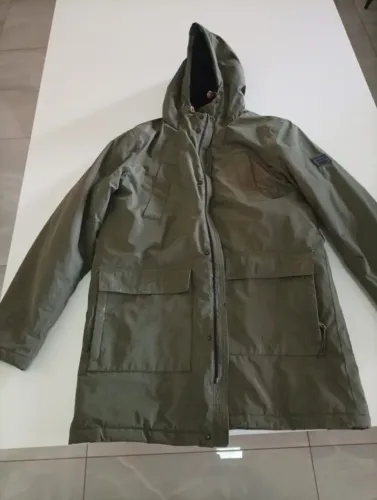 Jaqueta Parka Masculina Tiffosi Verde Militar Forrada - Tamanho XL
