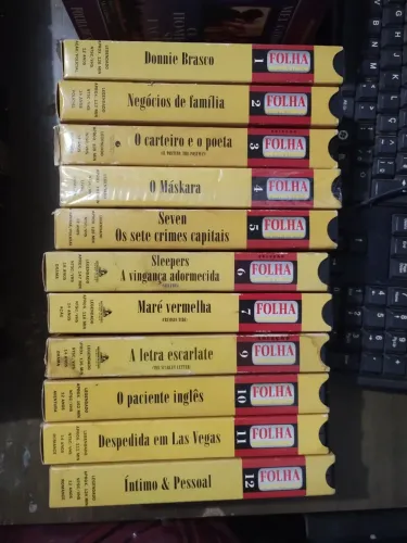 Coleção de fitas vhs folha de s.paulo