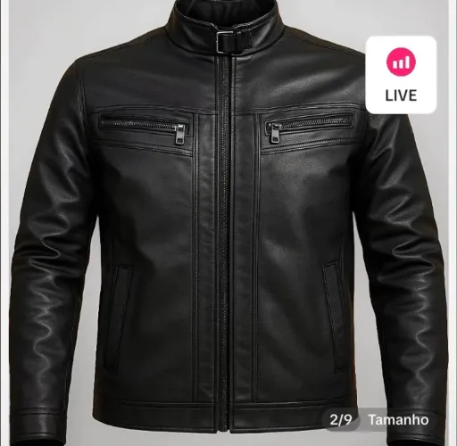 Jaqueta masculina corta-vento